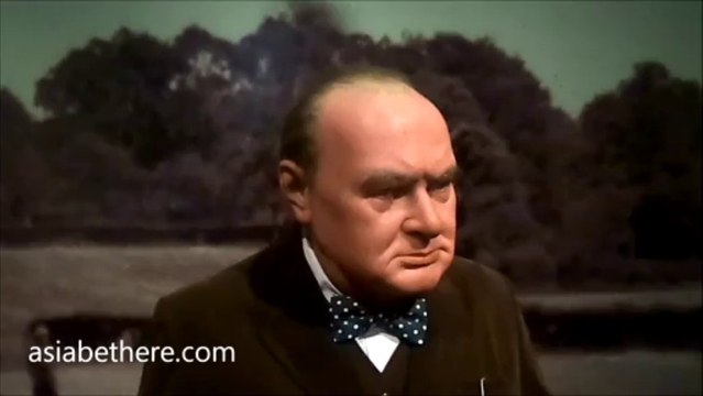 Winston Churchill in Thai Human Imagery Museum in Nakhon Pathom Central Thailand