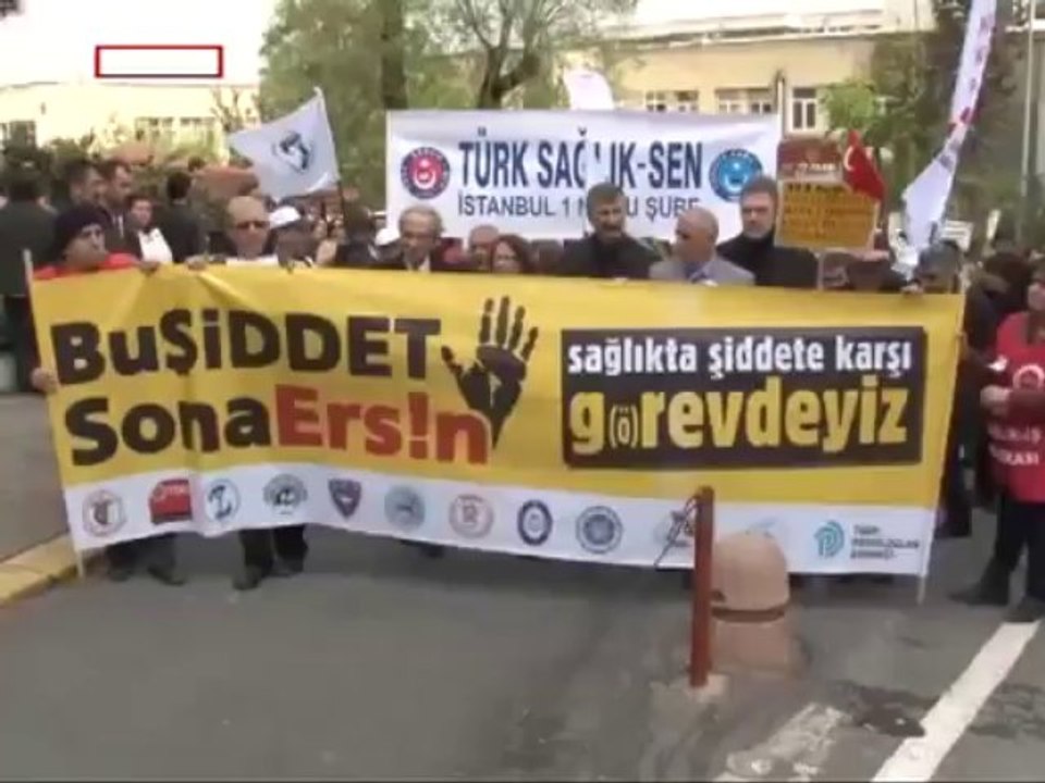 Sağlıkçılar grevde: Şiddet sona ersin!