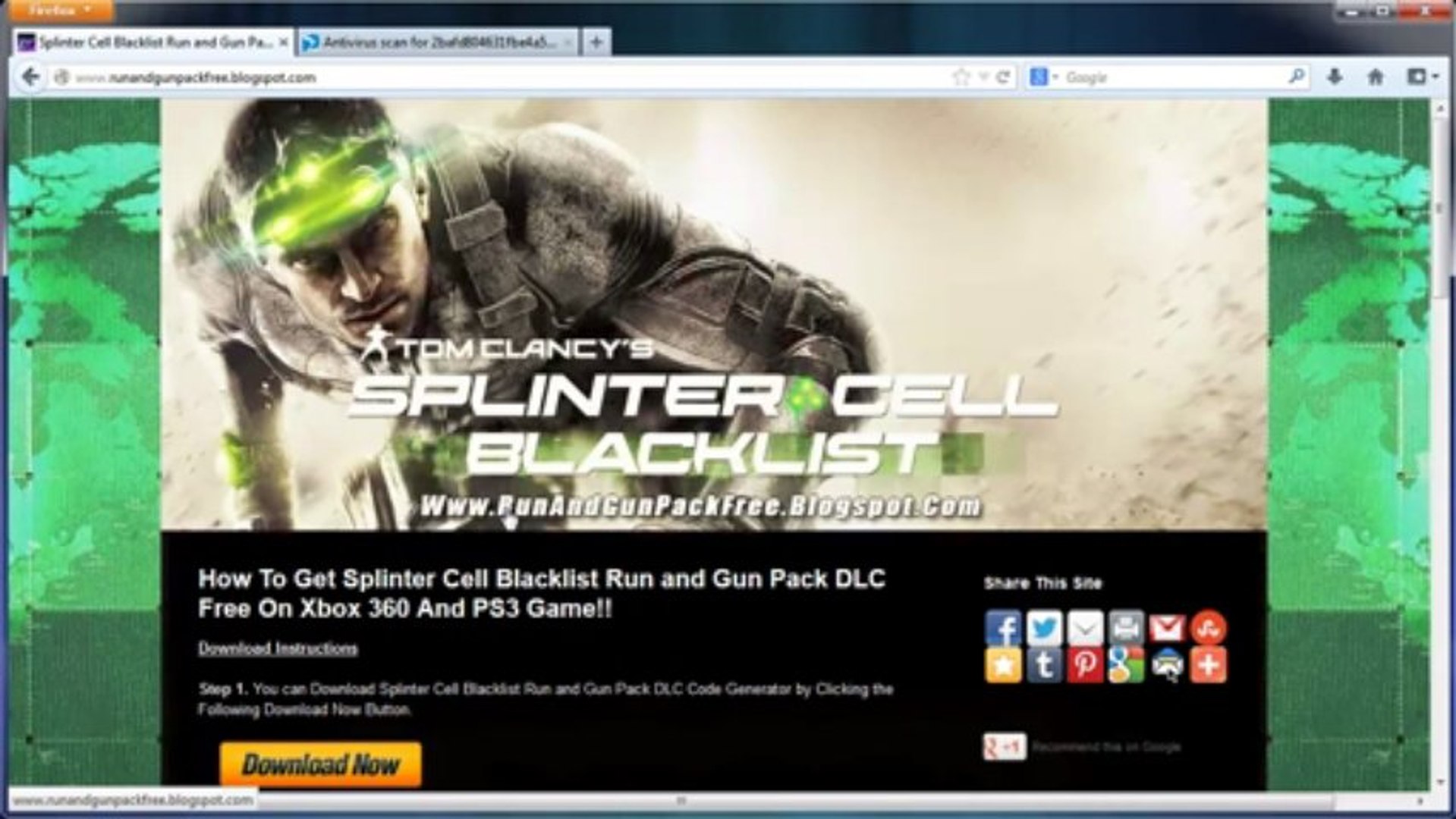 Splinter Cell Blacklist Run and Gun Pack DLC Codes Free Giveaway - video  Dailymotion