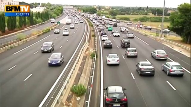 Routes: trafic record avec 877 km de bouchons - 17/08