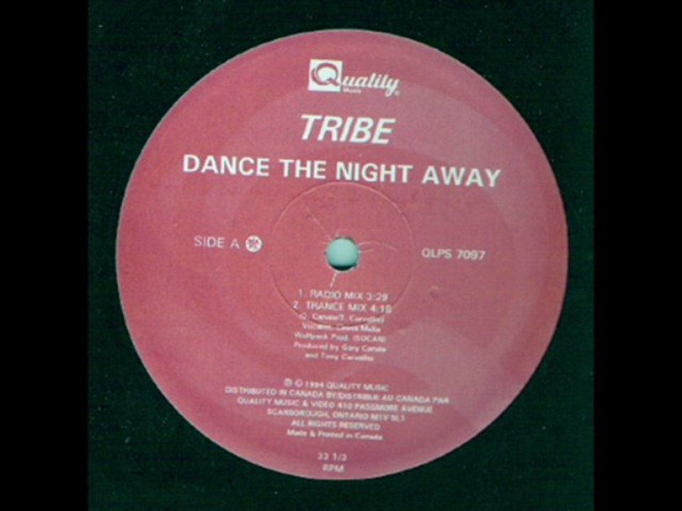 Tribe Feat. Cinzia Mella - Dance The Night Away (Radio Mix)