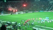 PAOK-XANTHI EISODOS OMADWN