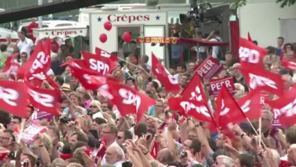 Allemagne: le SPD en fête à cinq semaines des législatives