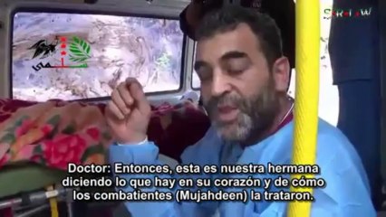Siria se testigo de cómo revolucionarios ayudan y protegen a una mujer embarazada alauita