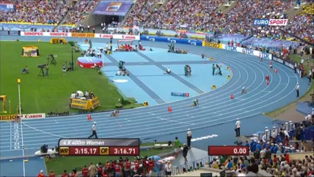 IAAF World Champs #Moscow2013 - 4x400 mt. Women's