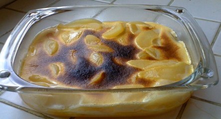 Le gratin de poires