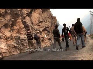 Garhwali high altitudes in December: Gangotri to Mukhba