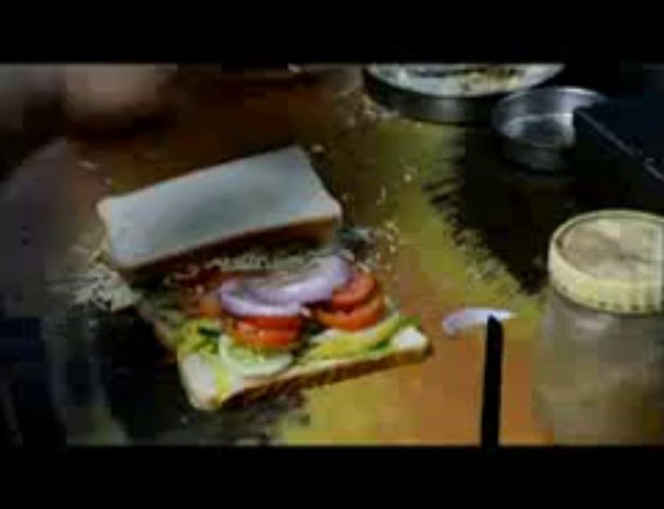 Amazing Mumbai roadside sandwich