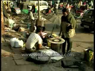 Street food in Old Delhi!