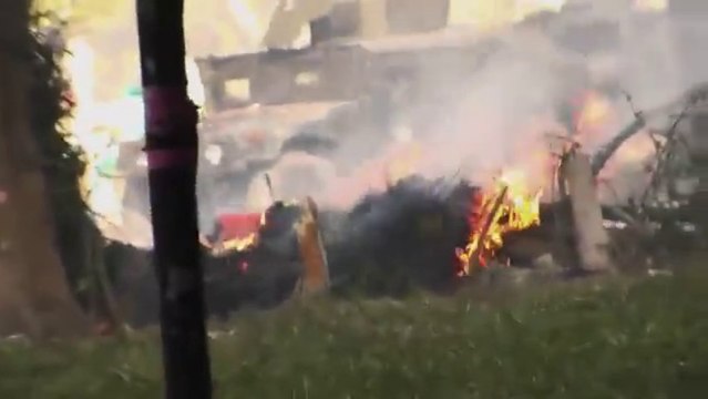 Scènes de guerre civile au Caire - Egypte 2013