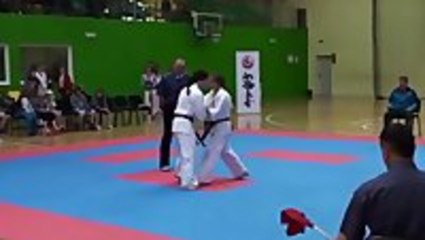 Karate Girl Lands Surprise Knockout
