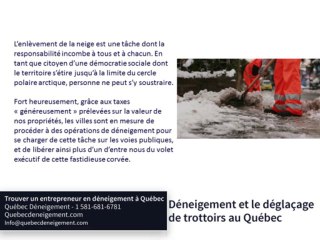 Tout sur le déglaçage de trottoirs et le déneigement au Québec