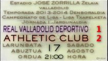 Jor.1: Real Valladolid 1 - Athletic 2 (17/08/13)