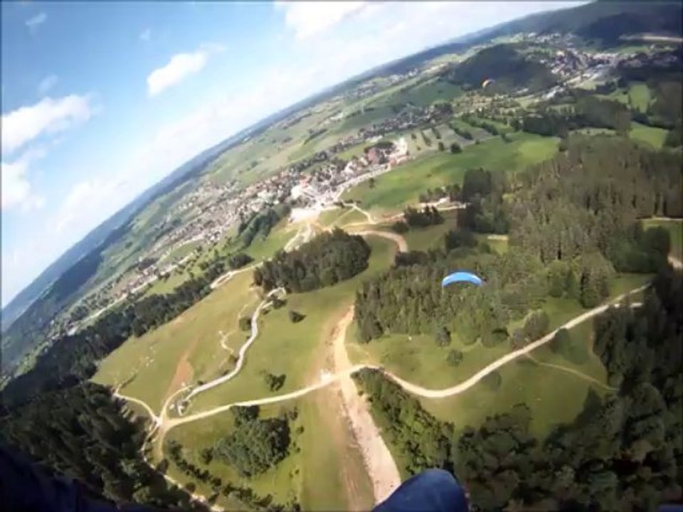 14 aout 2013 - Baptême parapente à Métabief