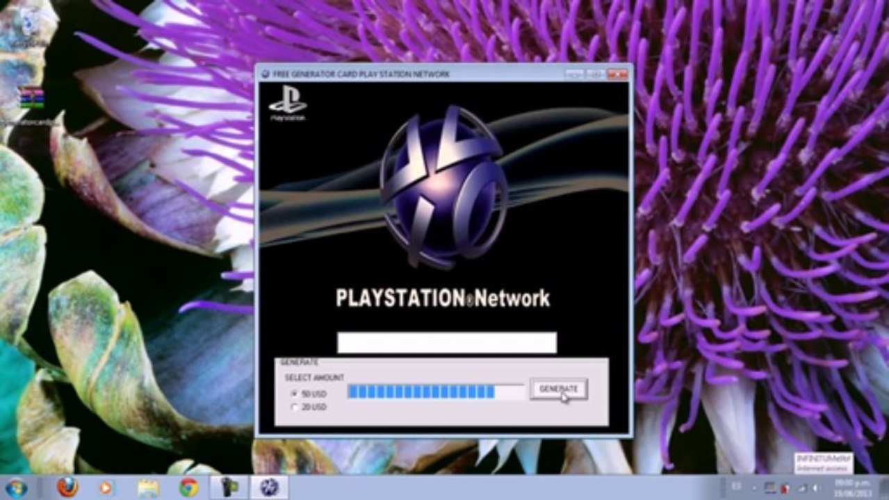 Free Play station network Code Card generator PSN 2013
