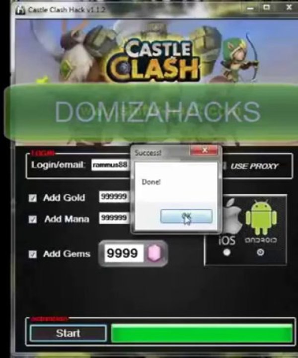 Castle Clash trainer August 2013