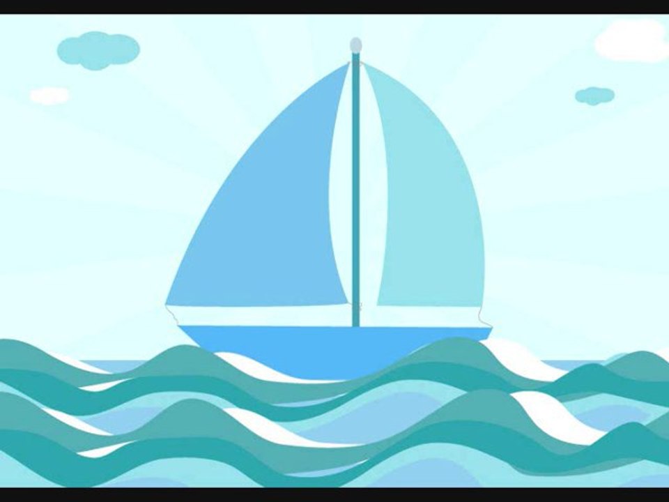 Voilier Bleu