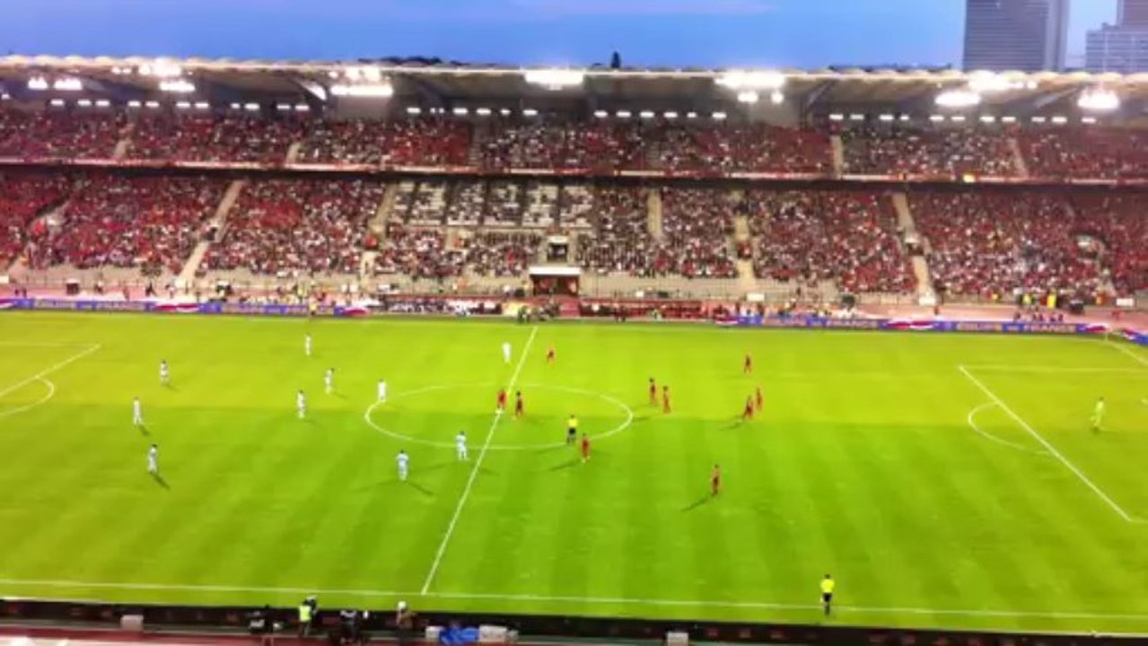 BELGIQUE - FRANCE : Avant match + Entrée des joueurs + Hymnes nationaux + Début du match 14/08/2013
