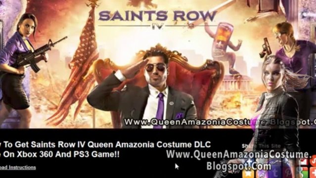 Saints Row IV Queen Amazonia Costume DLC Leaked - Tutorial