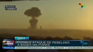 Posible ataque de grupos terroristas sirios a bases militares