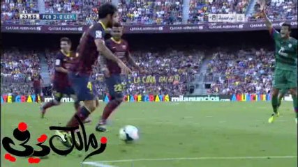 هدف برشلونه الثالث فى ليفانتي  دانيال الفيس