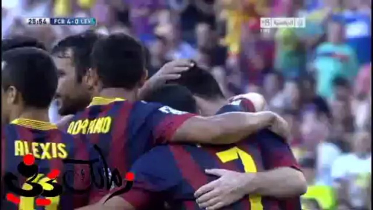هدف برشلونه الرابع فى ليفانتي بيدرو