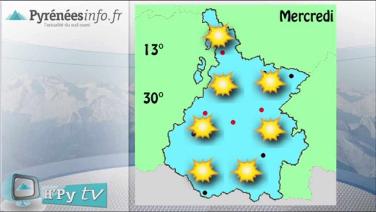 [H'Py Tv] La météo des Hautes-Pyrénées (19 août 2013)