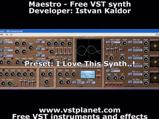 Maestro - Free VST synth - vstplanet.com
