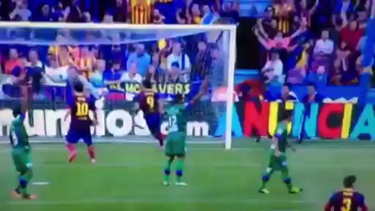 Barça vs levante:le but d`Alexis Sanchez