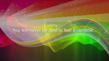 You will never be able to feel a rainbow - Royalty Free Massage Therapy Video #116