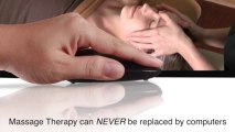 Massage Therapy can NEVER be replaced by computers - Royalty Free Massage Therapy Video #84