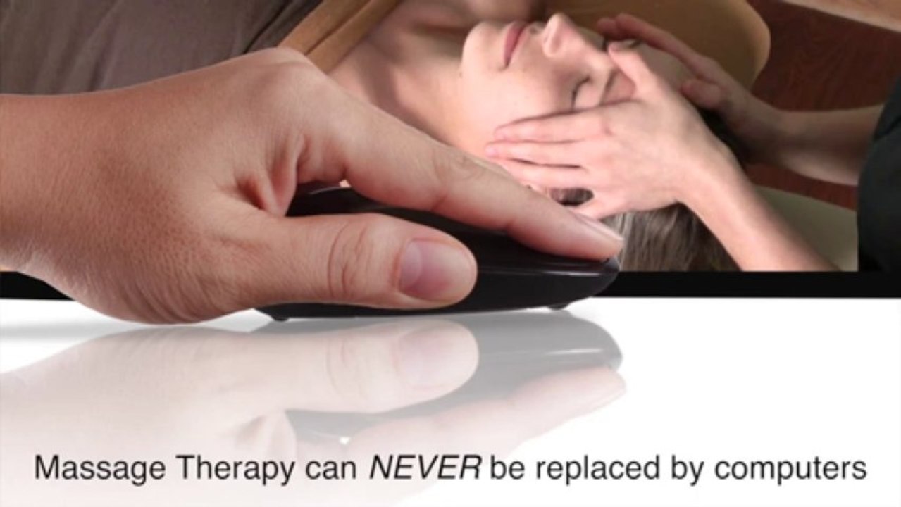 Massage Therapy can NEVER be replaced by computers - Royalty Free Massage Therapy Video #84