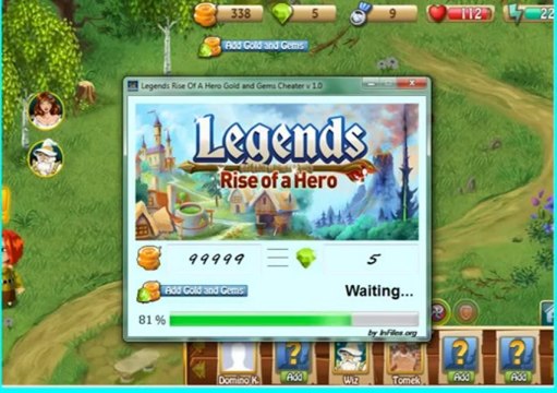 Hack Legends Rise Of A Hero Gold and Gems Cheat