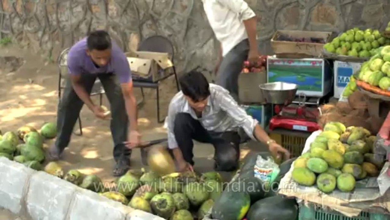 Readying the stock for Iftaar