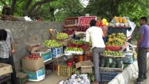 Fruit Seller preparing for Iftaar sale