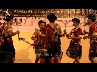 Traditional folk dance of Ao Naga