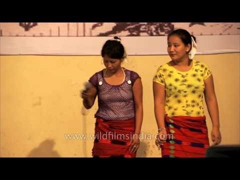 Cultural drama by Ao Naga performing in Delhi