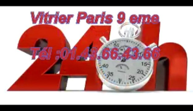 Vitrier Paris 9 eme Tél :01.43.66.43.66 Test 64