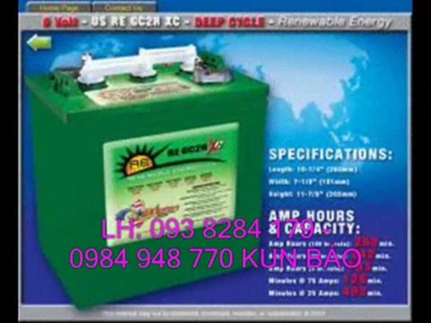 bình ắc quy trojan 8v , binh ac quy us 8v ... liên hê: 093 8284 179 MR BẢO