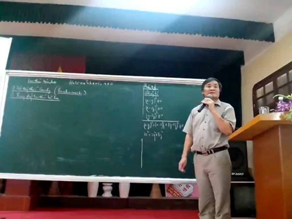 GS. TSKH. Nguyen Van Mau giang bai 16-8-2013