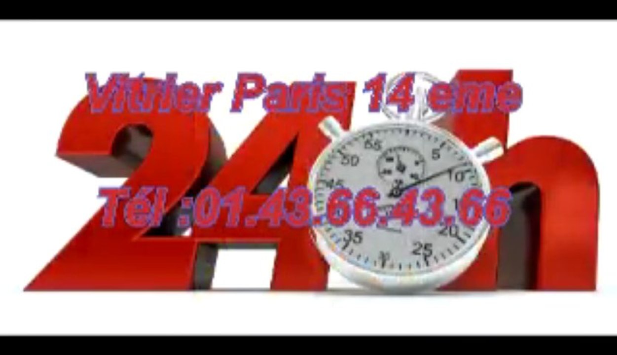 Vitrier Paris 14 eme Tél :01.43.66.43.66 Test 69