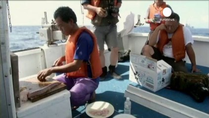 Azione dei nazionalisti giapponesi all'arcipelago...