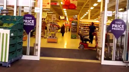 Liverpool Tesco cheers customers