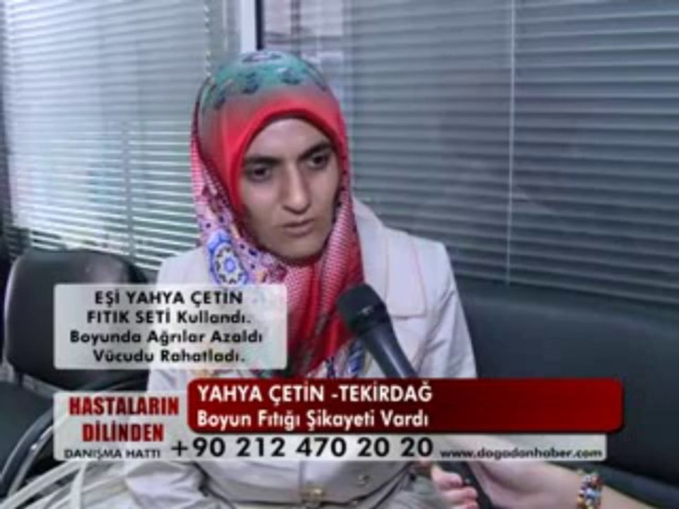 Yahya Çetin Eşi Emine Çetin(boyun fıtığı)