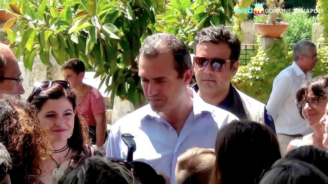 Napoli - Int. De Magistris, ferragosto di solidarietà (17.08.13)