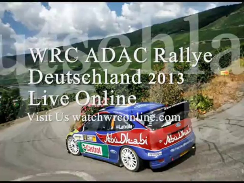 Watch ADAC Rallye Deutschland 2013 Day 1 Live Streaming