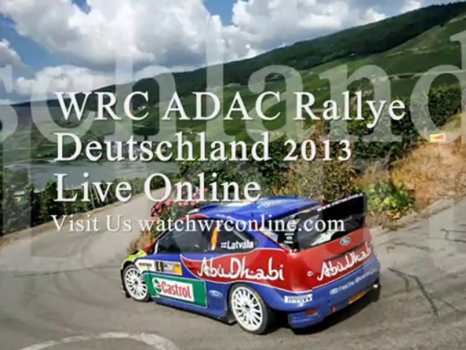 WRC ADAC Rallye Deutschland 2013 Day 1 LIVE