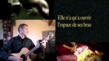 shakira - Cabrel - je l'aime à mourir - la quiero a morir - guitar and karaoké
