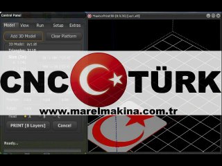 3D printer test çalışması.