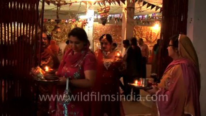 Karwa chauth celebrations in India